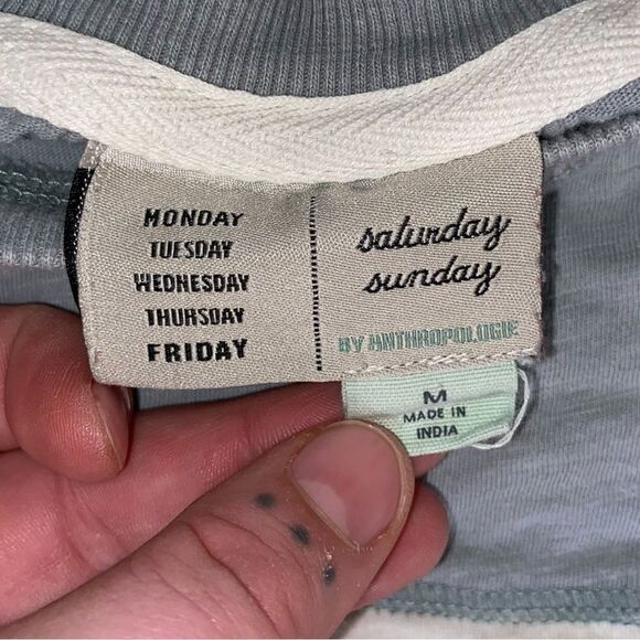 Saturday Sunday By Anthropologie Color Block Tee Size S - Picture 4 of 4